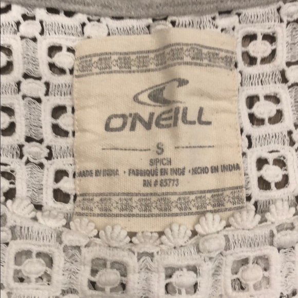 O’Neill Long Sleeve Scallop Trim Shirt Size S - Picture 5 of 8